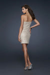 La Femme Sequin Mini Dress