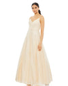 Ieena Mac Duggal Ivory Princess Evening Gown