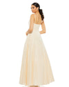 Ieena Mac Duggal Ivory Princess Evening Gown