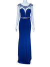 Cinderella Divine Sky Blue Embellished Evening Gown