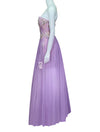 GiGi Tulle Lavender Strapless Evening Gown
