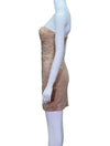 La Femme Sequin Mini Dress