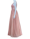 Cinderella Divine Pink Tulle Embellished Evening Gown