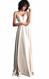 Jovani  Gold Metallic Princess Evening Gown