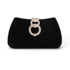 Black Velvet Evening Clutch