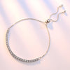 925 Sterling Silver Plated Cubic Zirconia Tennis Bracelet