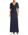 Aidan Mattox Embellished Evening Gown