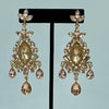 Crystal Pink Drop Earrings