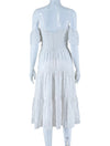 Dress The Population White 3D Embroidered Dress