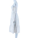 Dress The Population White 3D Embroidered Dress