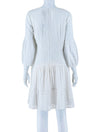 Vince Camuto White Flare Cotton Dress