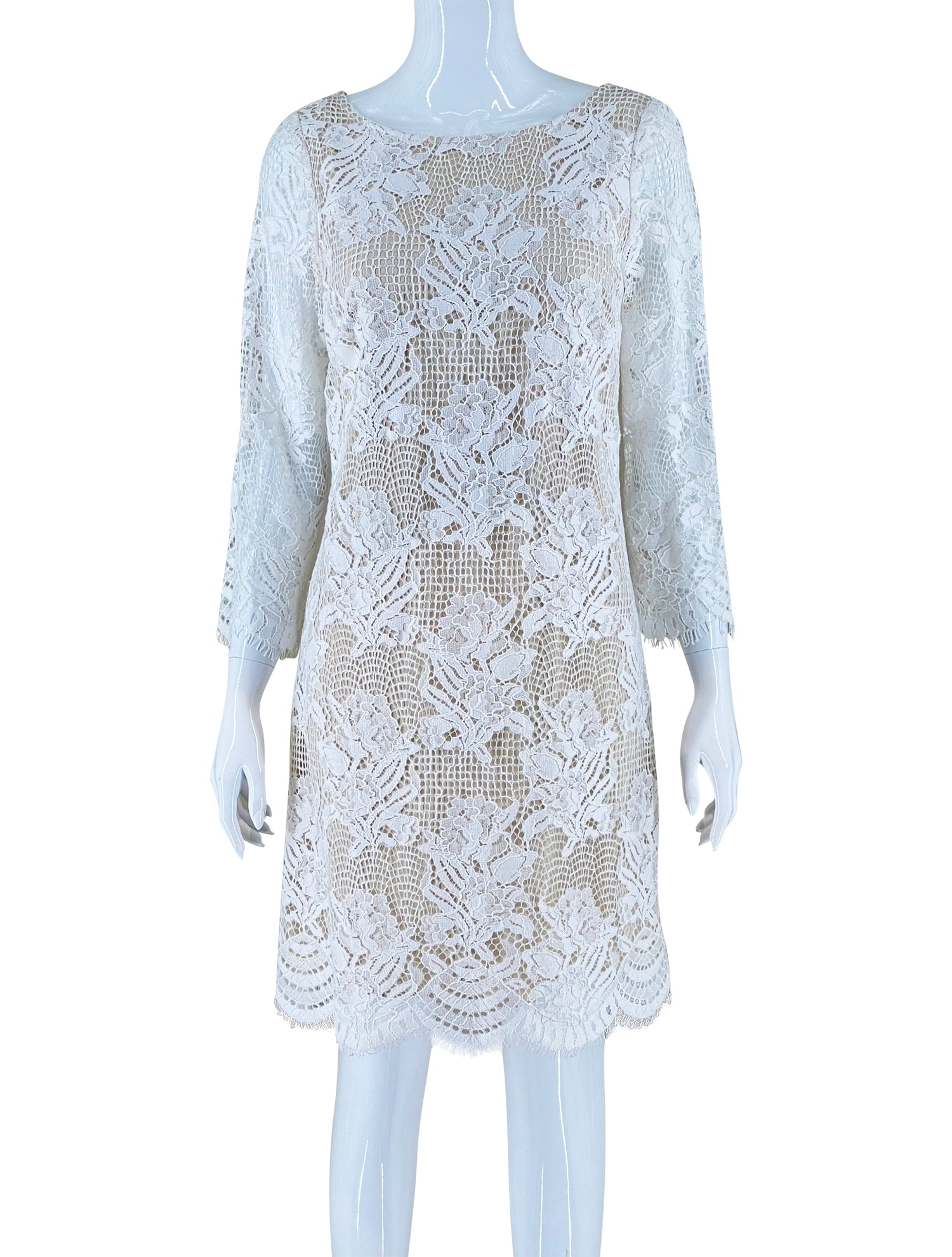 Vince camuto hotsell white lace dress