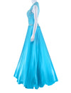 Cinderella Divine Turquoise Tulle Princess Evening Gown