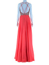 Cinderella Divine Beaded Coral Evening Gown