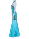 Jovani Embellished Halter Mermaid Evening Gown