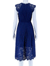 Eliza J Navy Blue Lace Dress