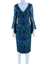 Carmen Marc Valvo Bell Dress