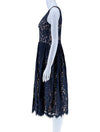 Eliza J Navy Lace Cocktail Dress