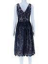 Eliza J Navy Lace Cocktail Dress