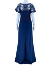 Tadashi Shoji Lace Embroidered Evening Gown
