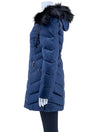 Tahari Blue Down Coat