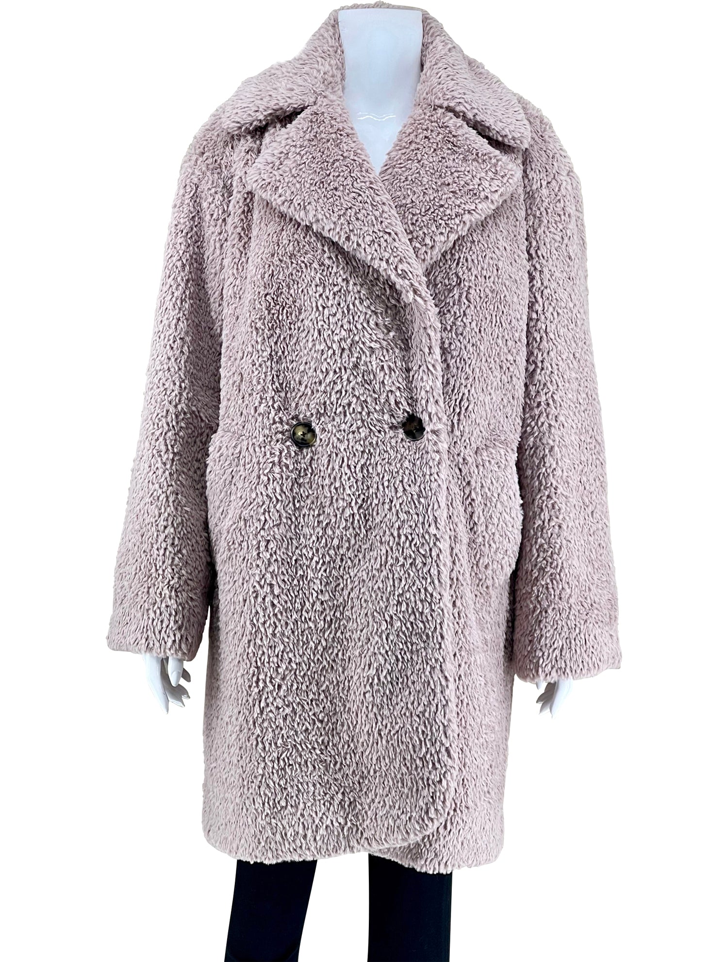 Kate Spade Blush Teddy Coat