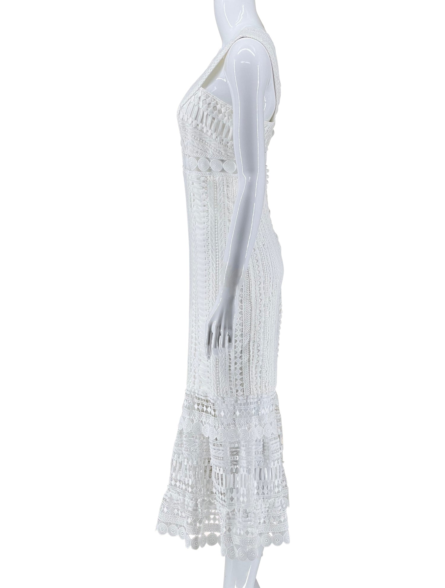 Bardot White Lace  Dress