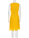 Michael Kors Yellow Lace Dress
