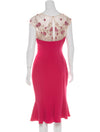 Marchesa Notte Embellished Cocktail Dress