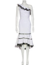 Alexis One Shoulder Fit &amp; Flare Dress