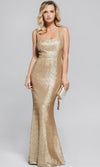 Dress The Population Sequin Evening Gown
